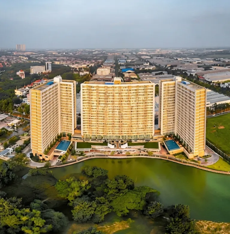 Disewakan apartemen 2 BR Trivium Terrace Cikarang lantai 2 furnished