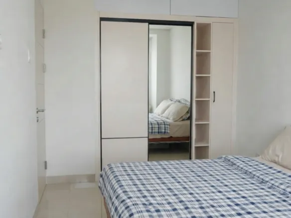 Disewakan apartemen 2 BR Trivium Terrace Cikarang lantai 2 furnished