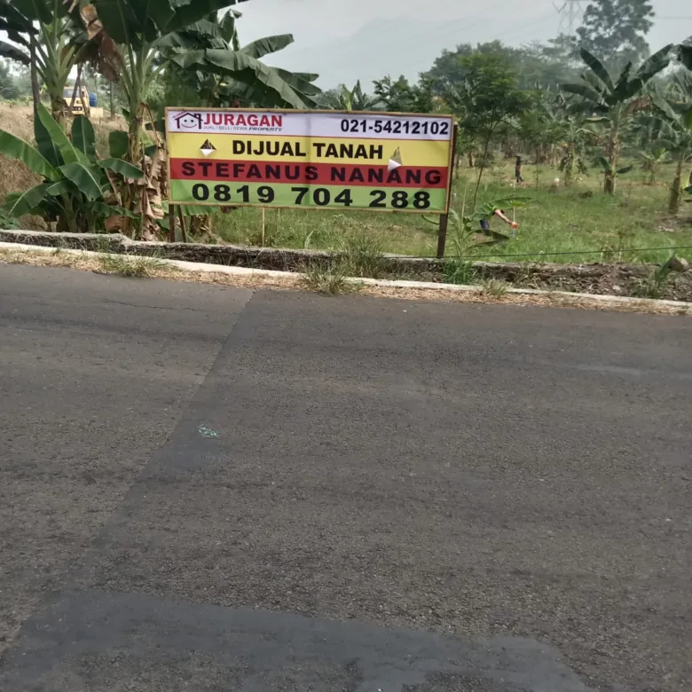 DIJUAL KAVLING DI JL. RAYA RUMPIN DESA GOBANG KAB. BOGOR