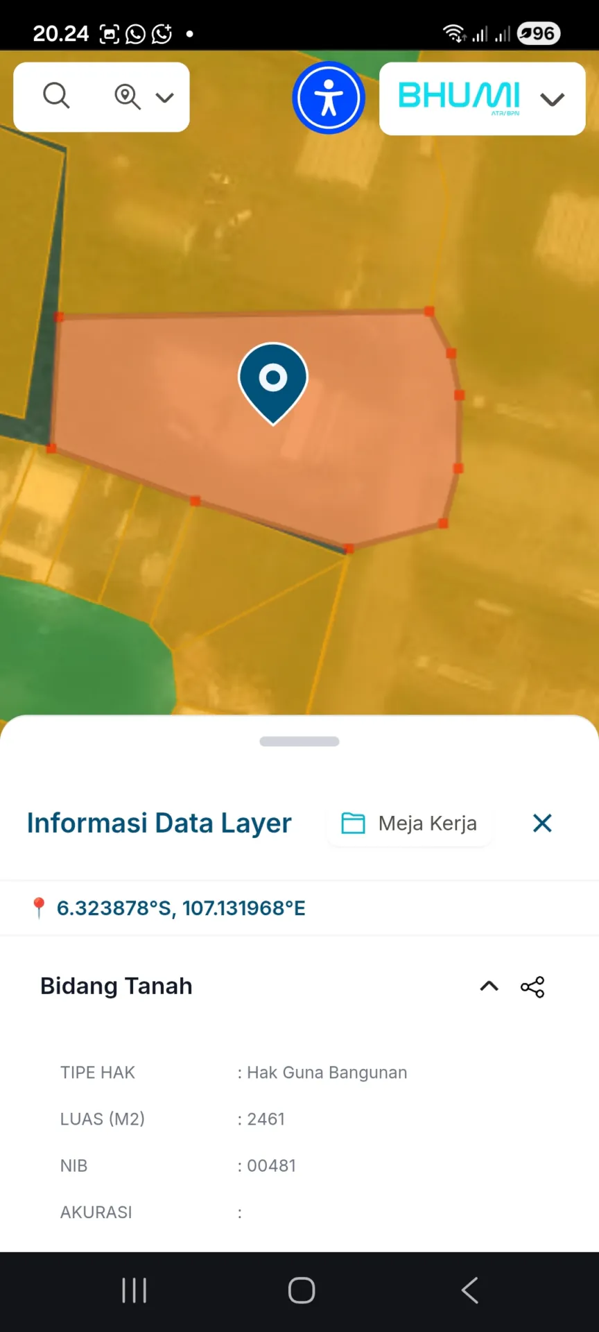 Jual cepat tanah komersil depan Lippo Cikarang seharga NJOP nya aja
